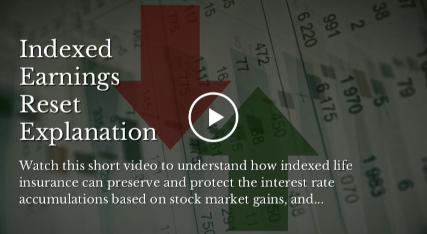 Indexed Earnings Reset Explanation