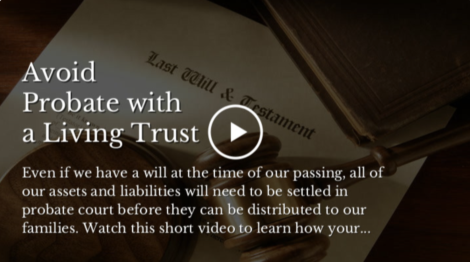Avoid Probate with a Living Trust