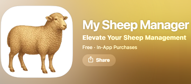 My Sheep Manager App My Sheep Manager App
