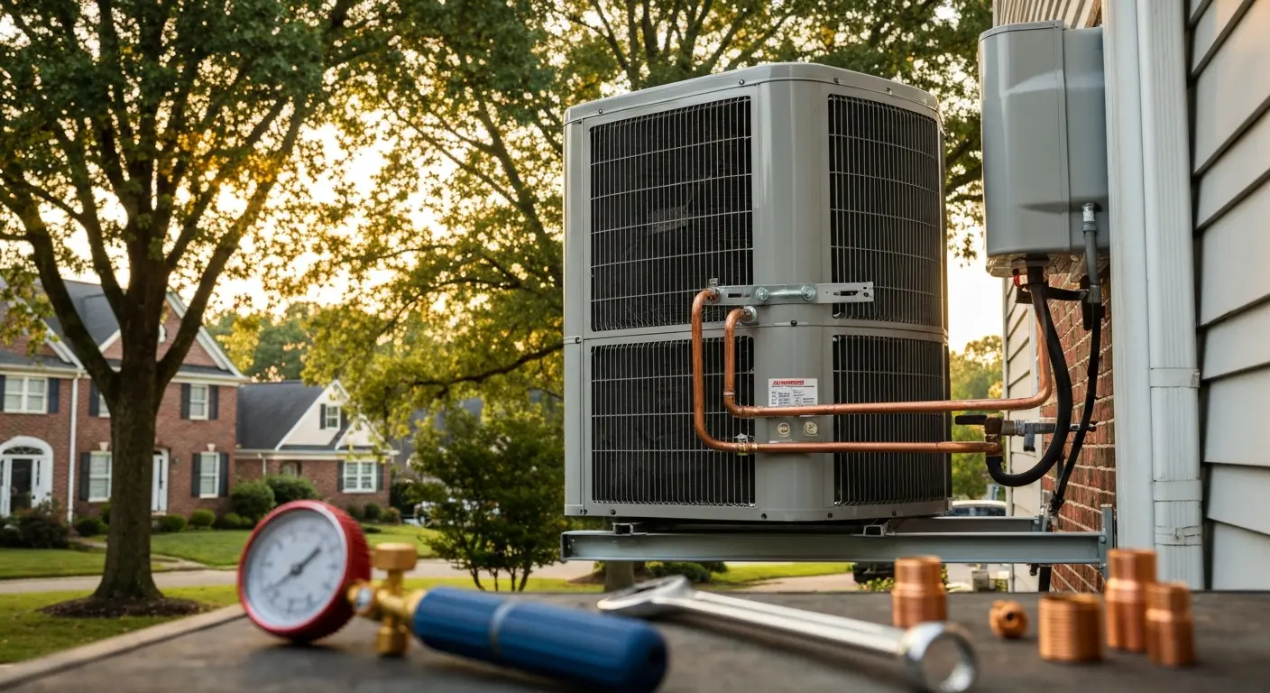 New HVAC system installation