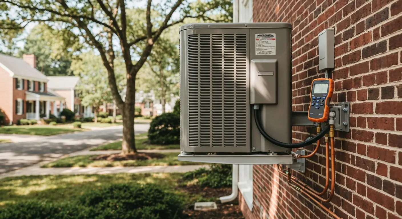 Air conditioning repair technician