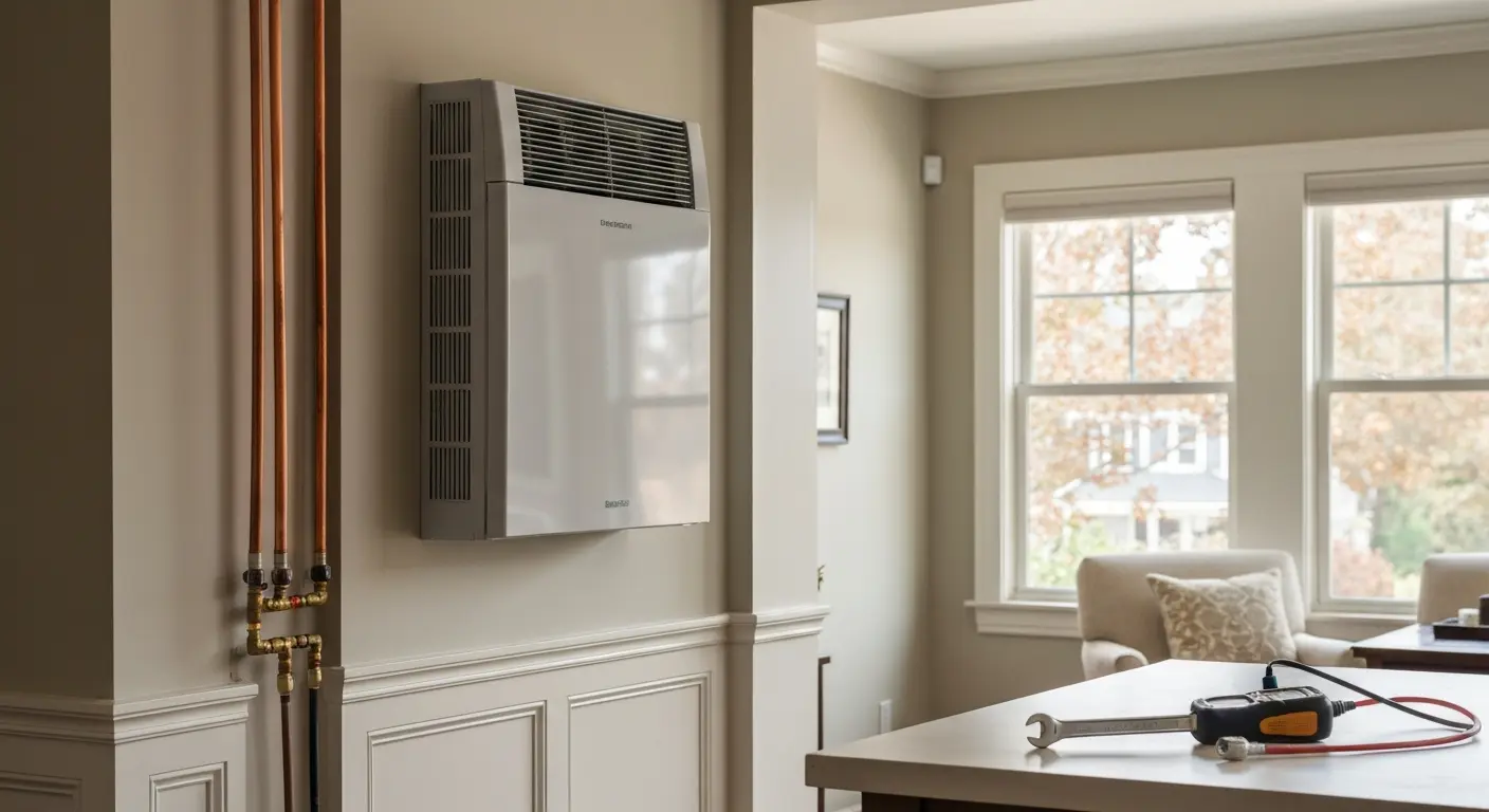 Ductless mini-split installation