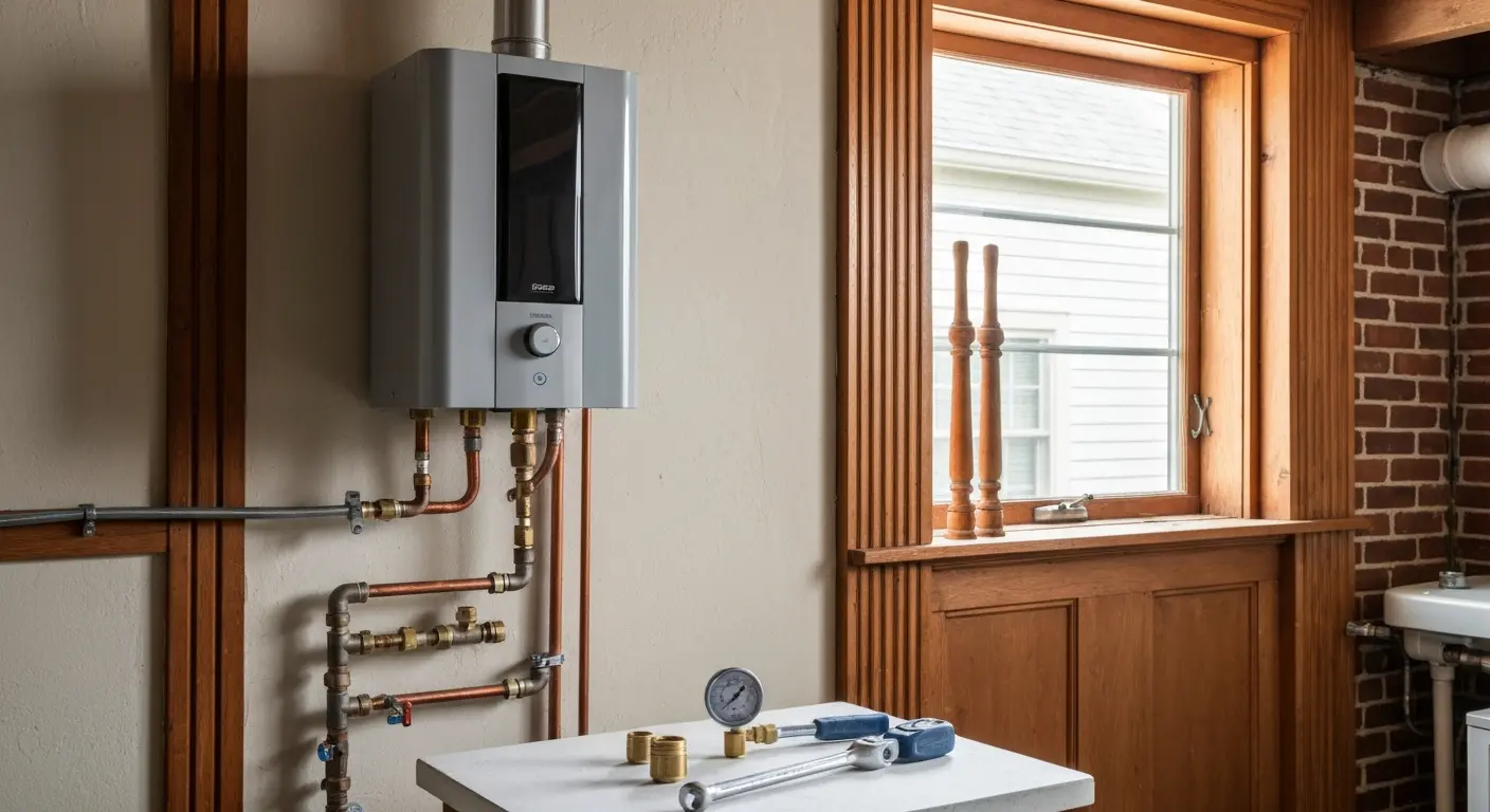 Hot water system installation