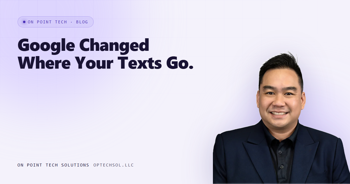 Google Changed The Texting Number On A Business Profile, And The Public Listing Never Showed It