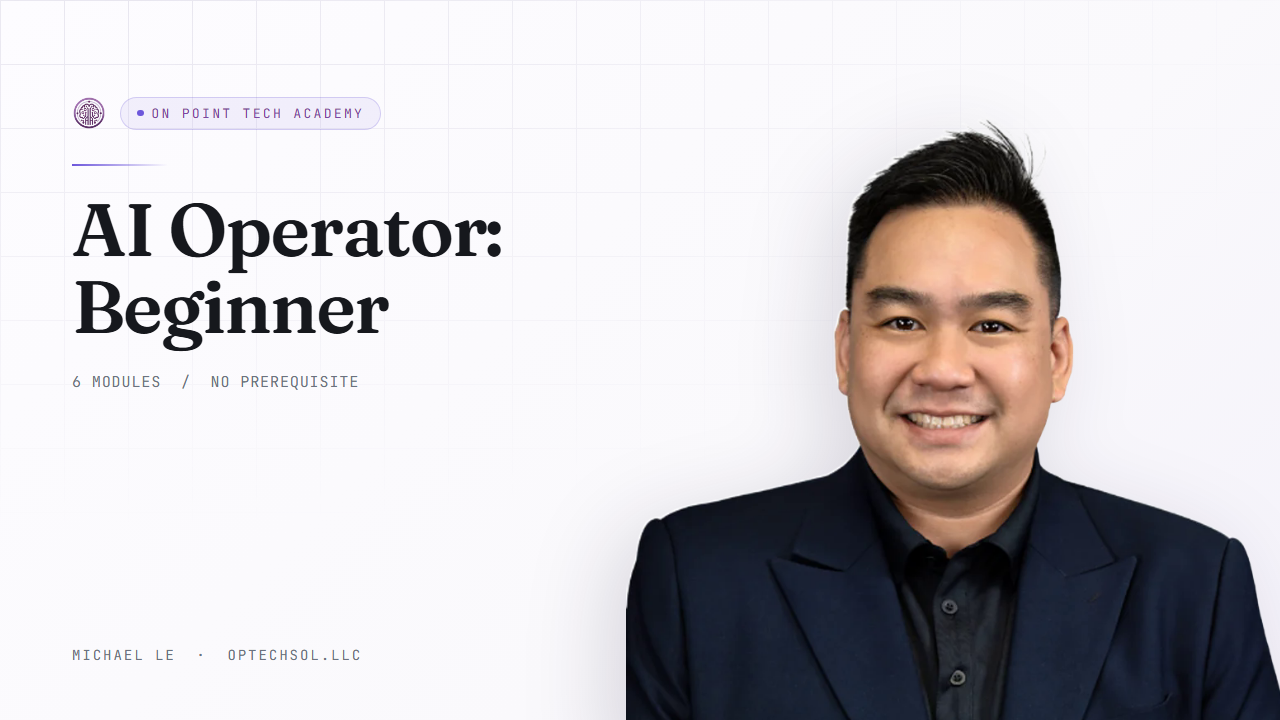 AI Operator: Beginner