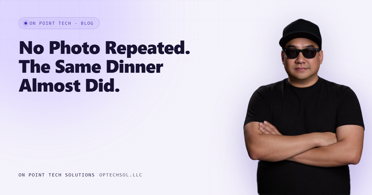 Our Photo Picker Never Reused A Photo, And It Nearly Posted The Same Dinner Two Days Running