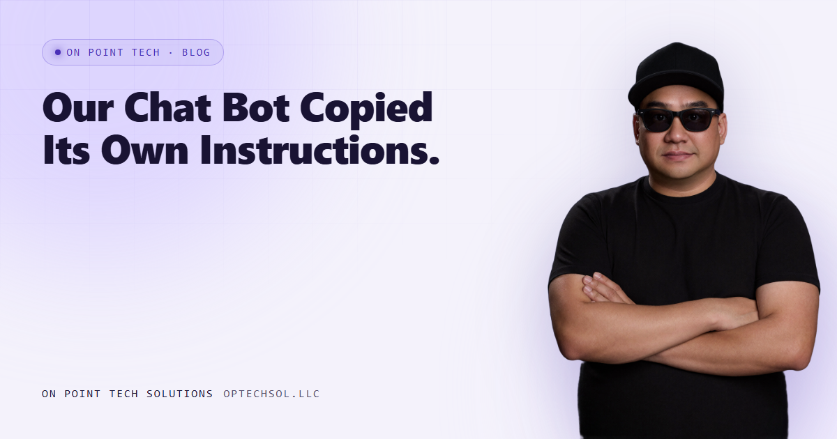 Our Website Chat Assistant Wrote Dashes In Every Reply, And The Reason Was Its Own Instructions
