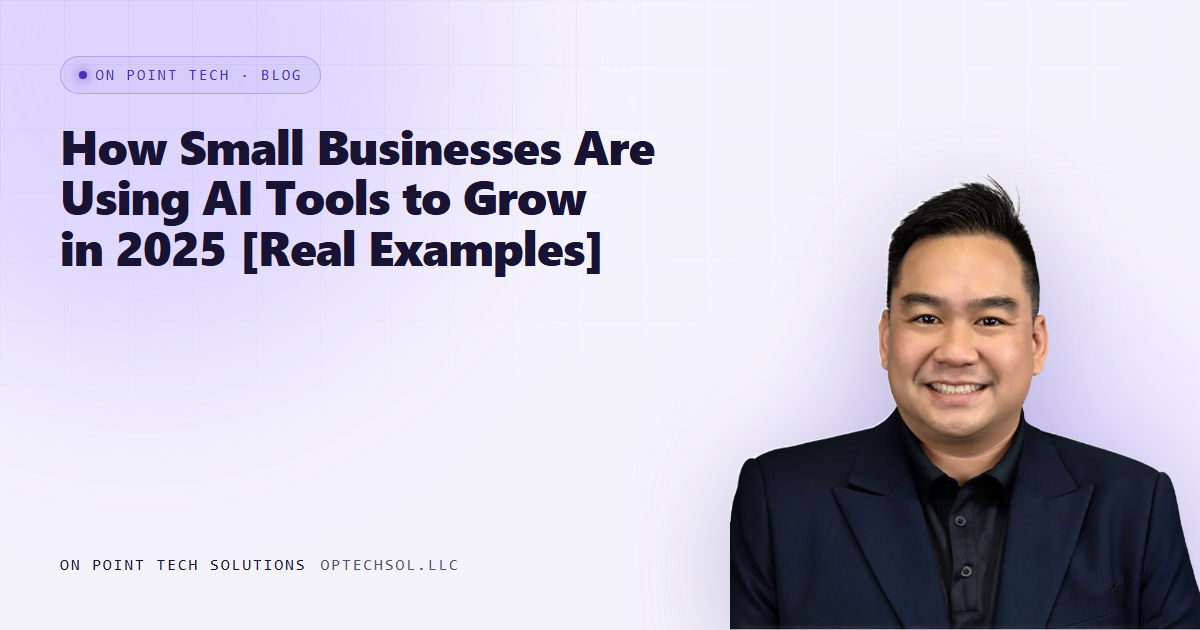 How Small Businesses Are Using AI Tools to Grow in 2025 [Real Examples]