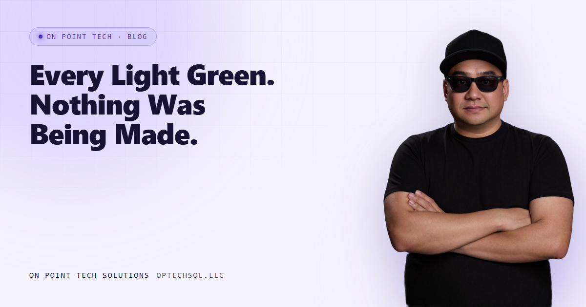 Every Dashboard Stayed Green For Two Days While Nothing New Was Being Made