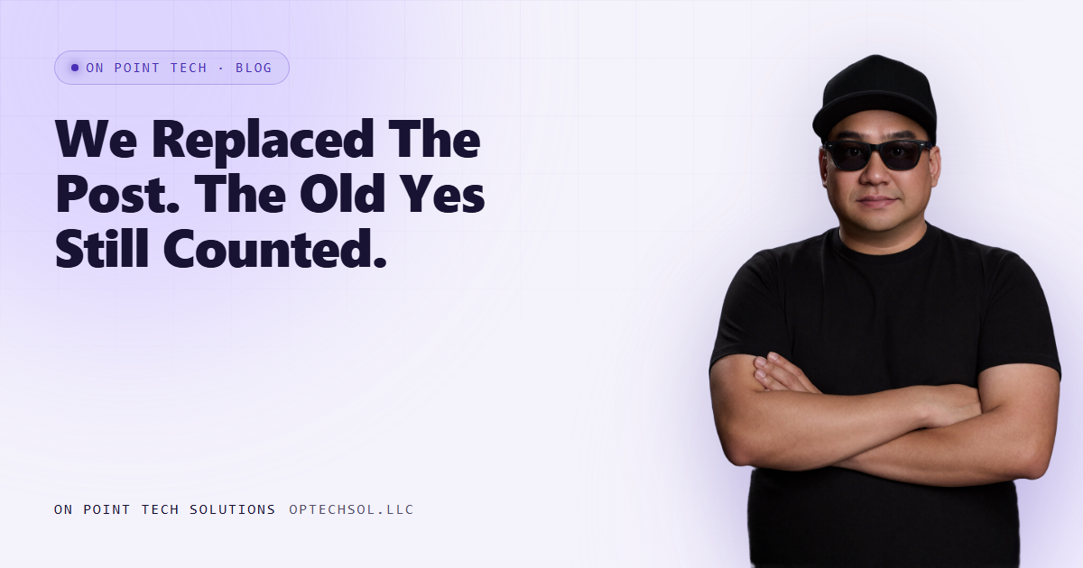 We Replaced What An Approved Post Would Publish, And The Old Yes Still Counted