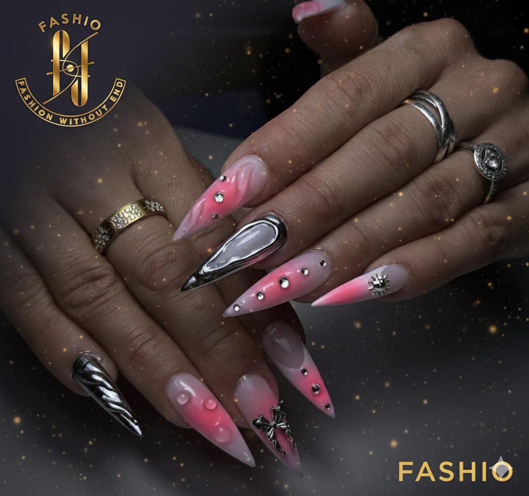 Custom nail designs Fashio Nail Spa Pearland