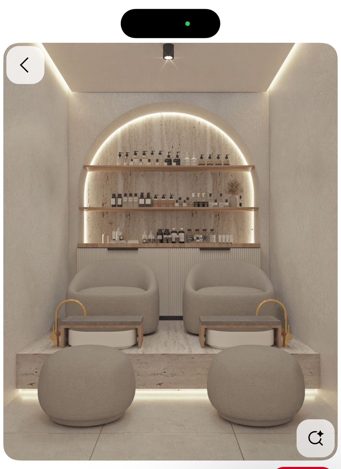 Fashio Nail Spa interior Pearland TX luxury nail salon