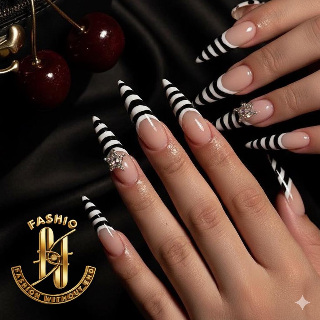 Custom nail design Pearland TX Fashio Nail Spa