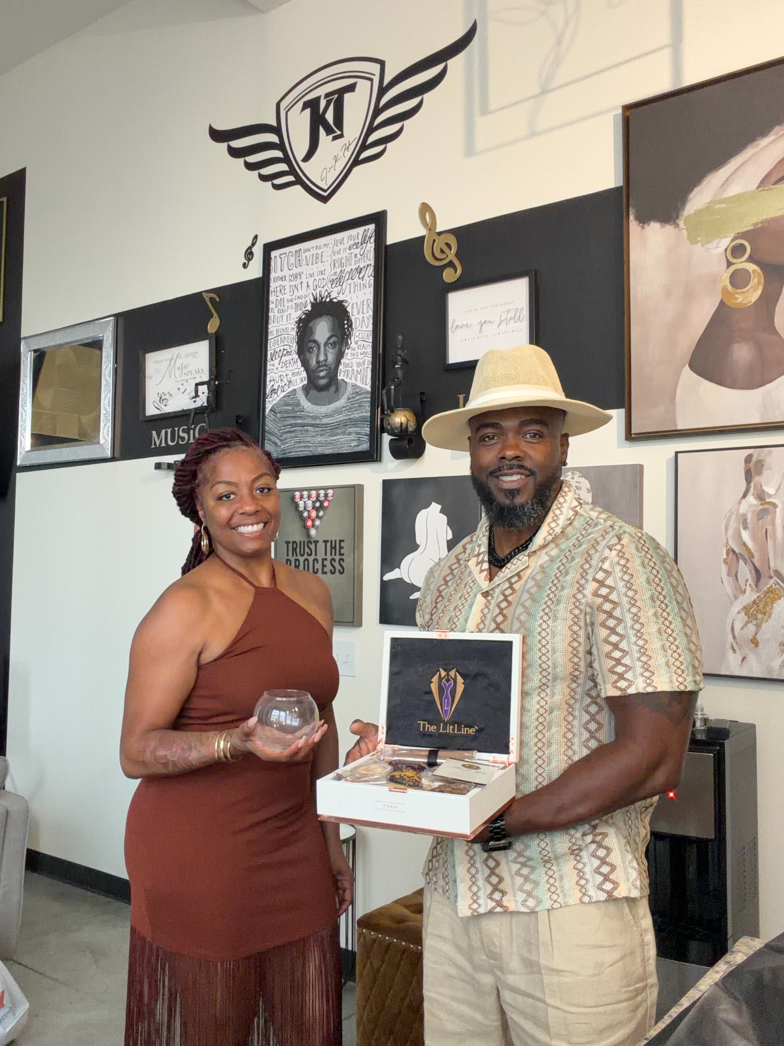 The LitLine keepsake box presented by experience partners
