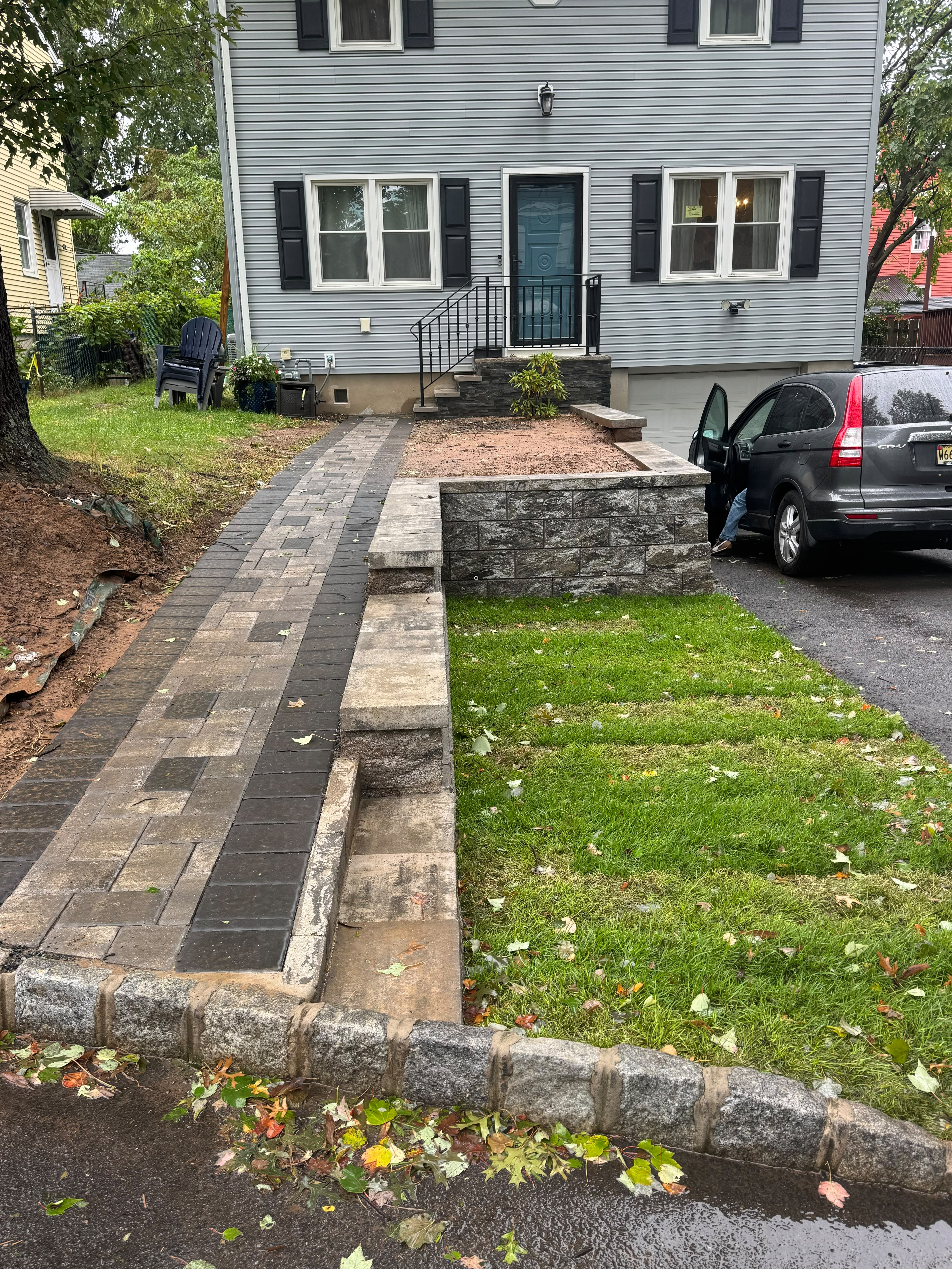 Retaining wall construction in Bloomfield New Jersey