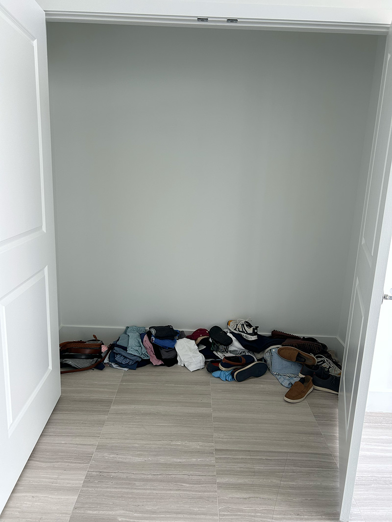 Before — custom closet project 9 by Up Closets of Delaware