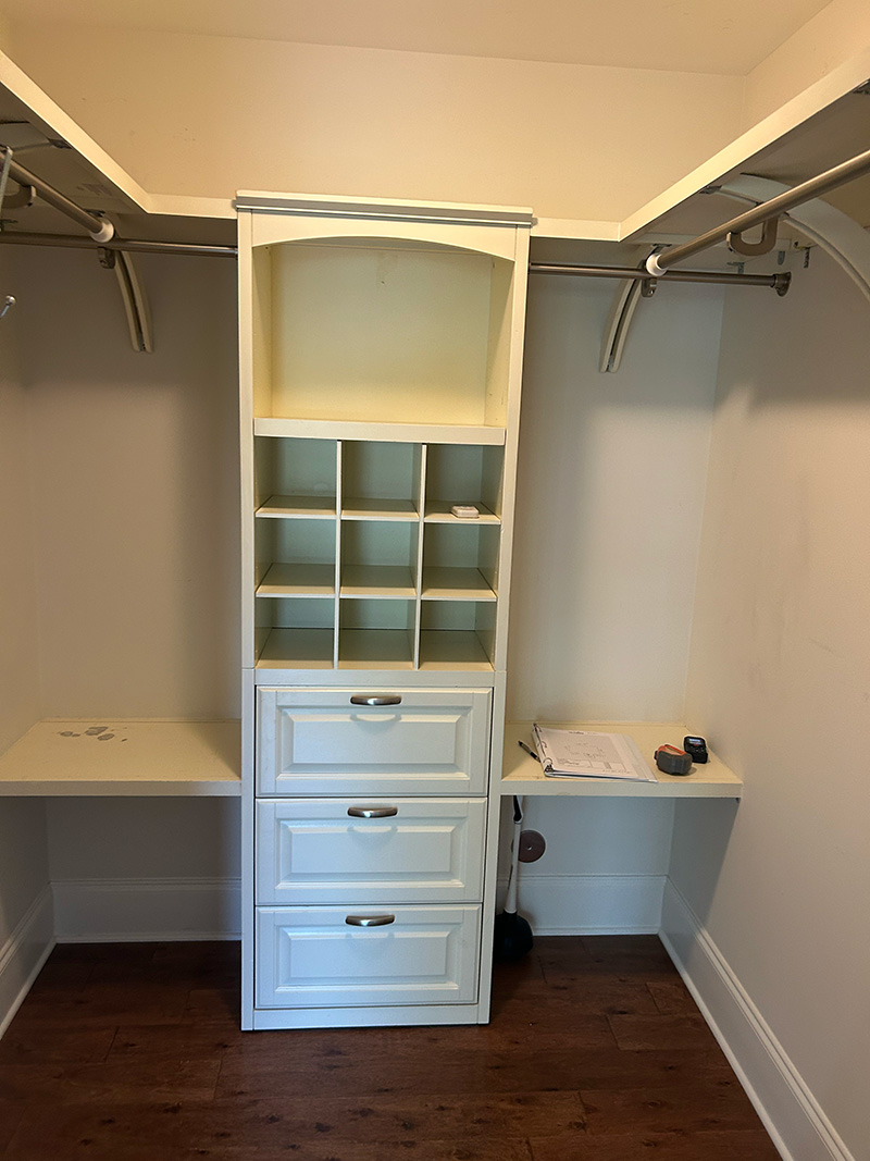Before — custom closet project 2 by Up Closets of Delaware