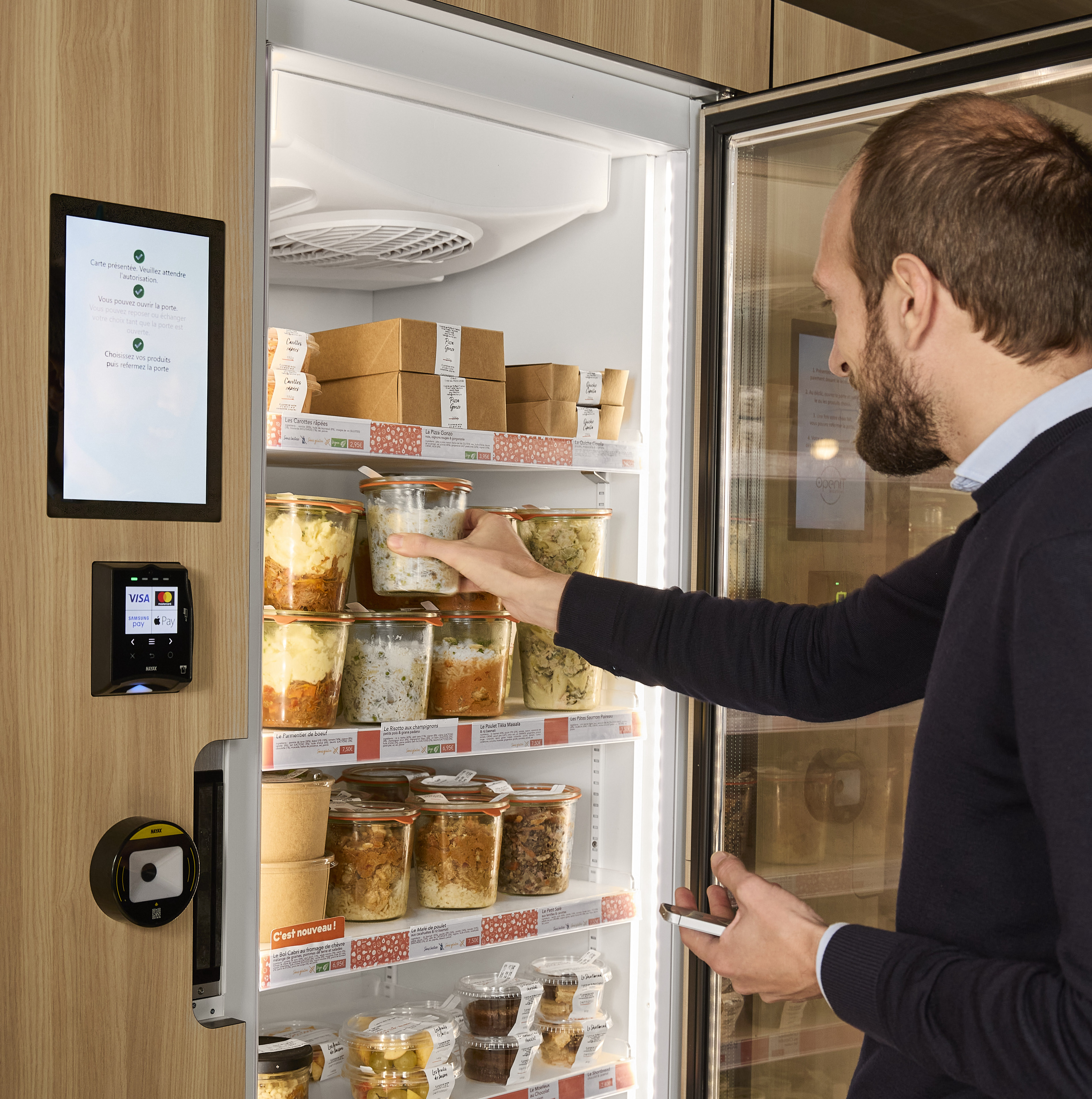 Frigo connecté Ma Cantine