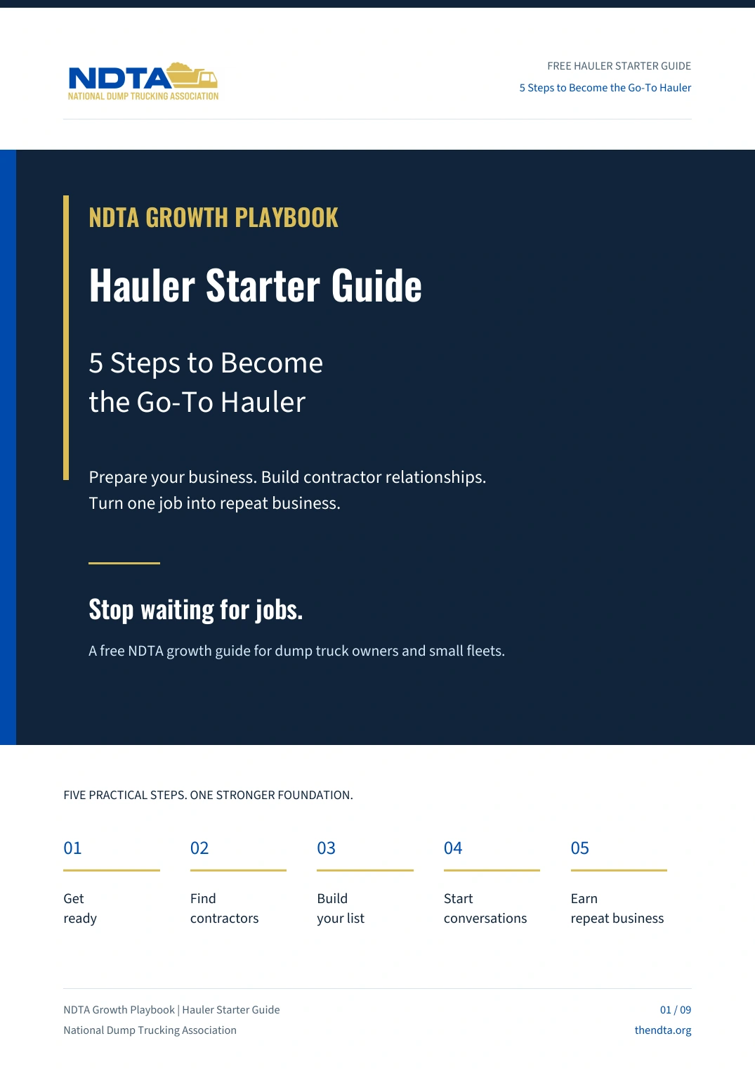Hauler Starter Guide — 5 Steps to Become the Go-To Hauler cover