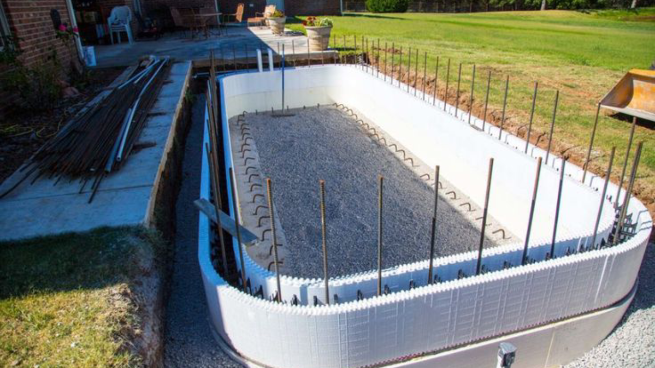 ICF pool construction