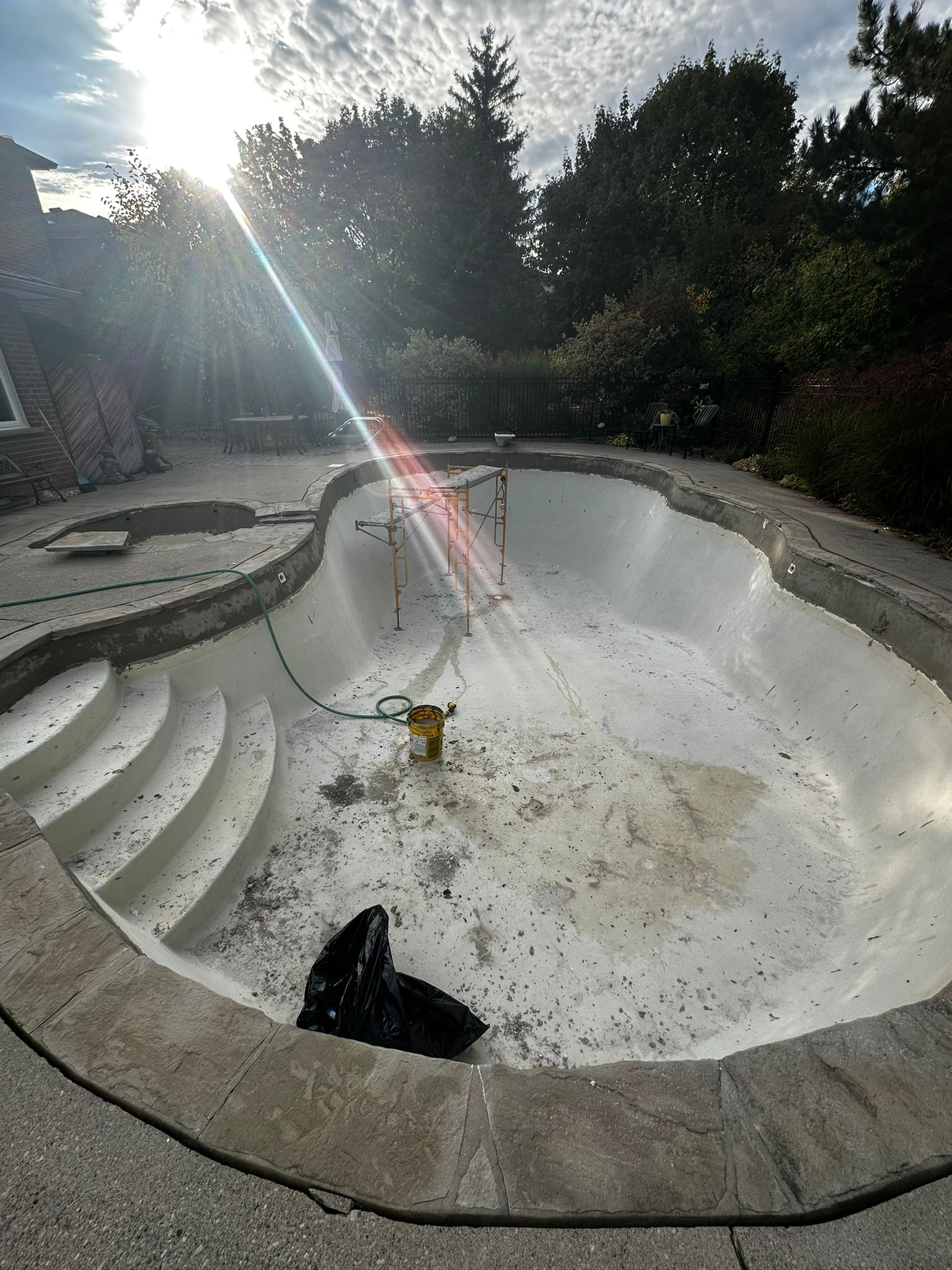 Pool Resurfacing Before