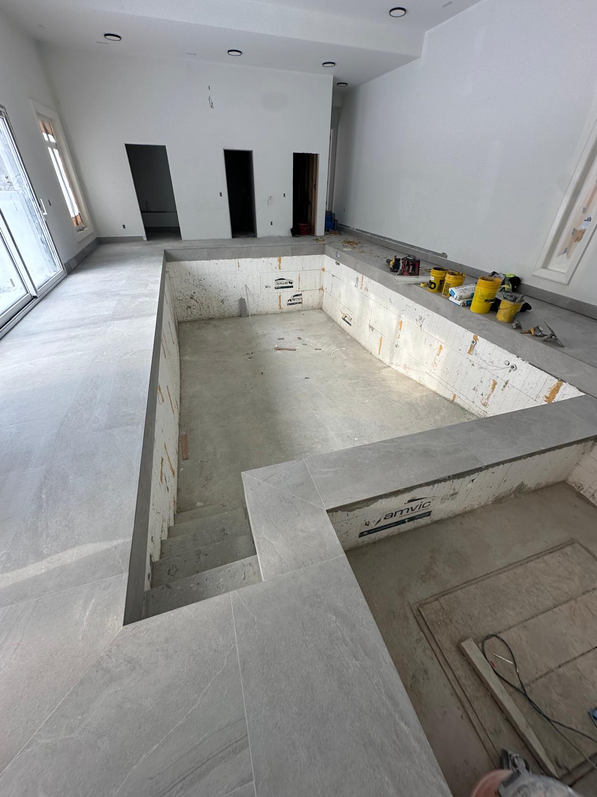 ICF Pool Build Before