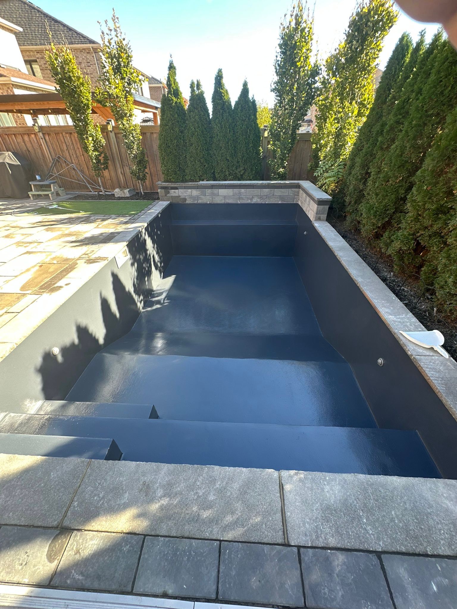 Pool construction