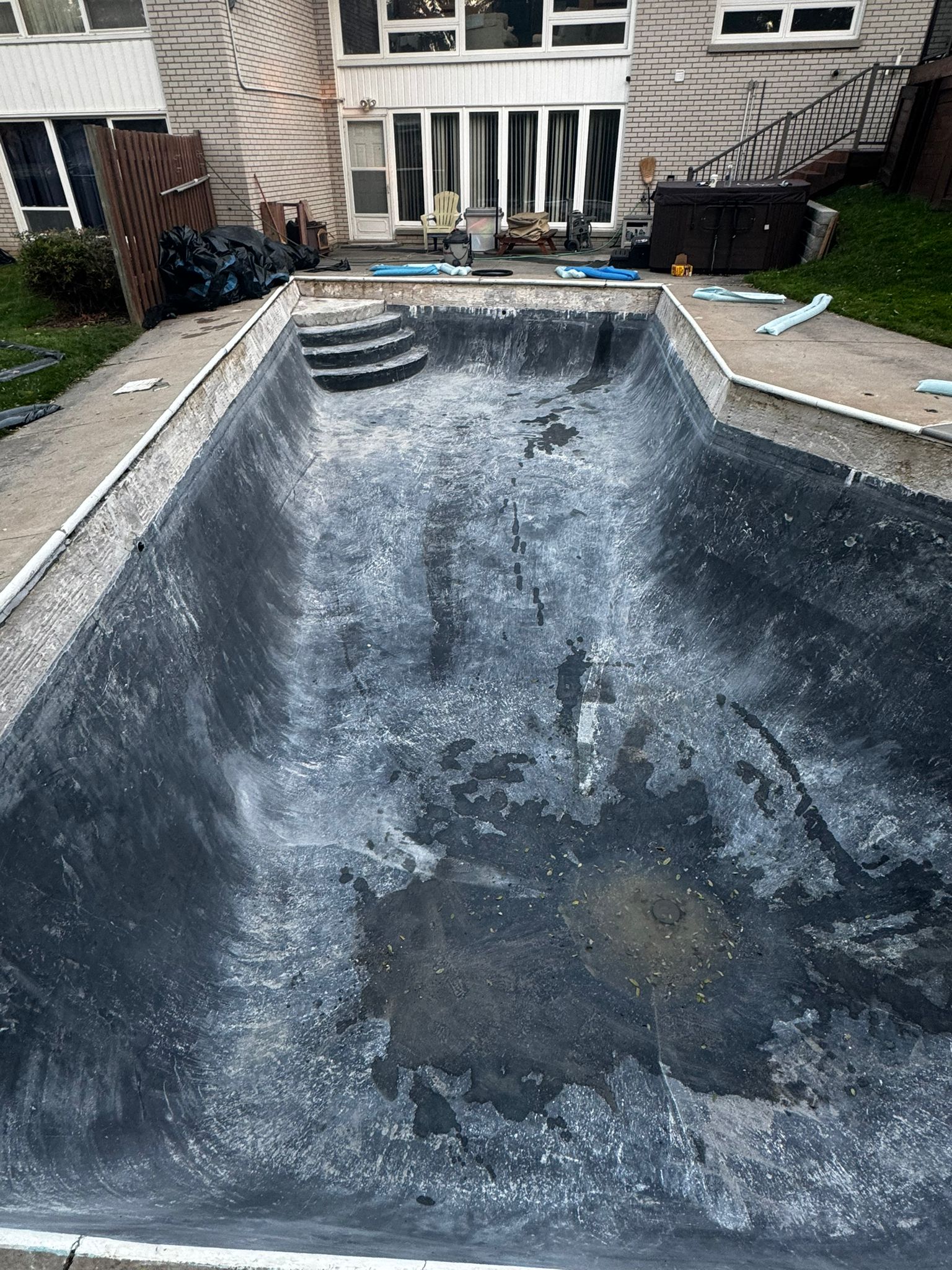 Before resurfacing