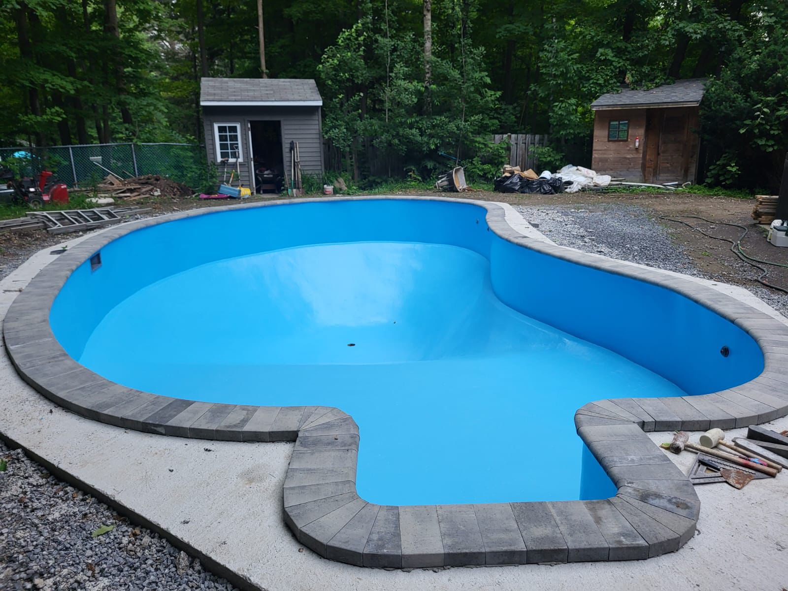Resurfaced pool project