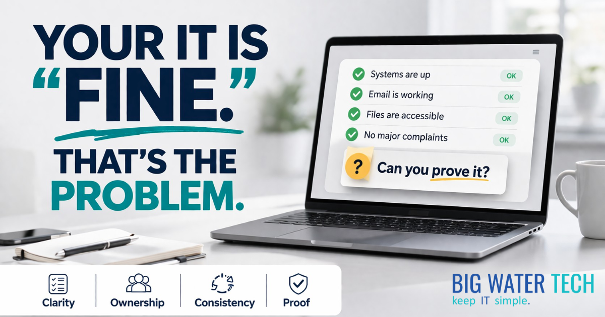 Your IT Is Probably “Fine.” That’s the Problem.