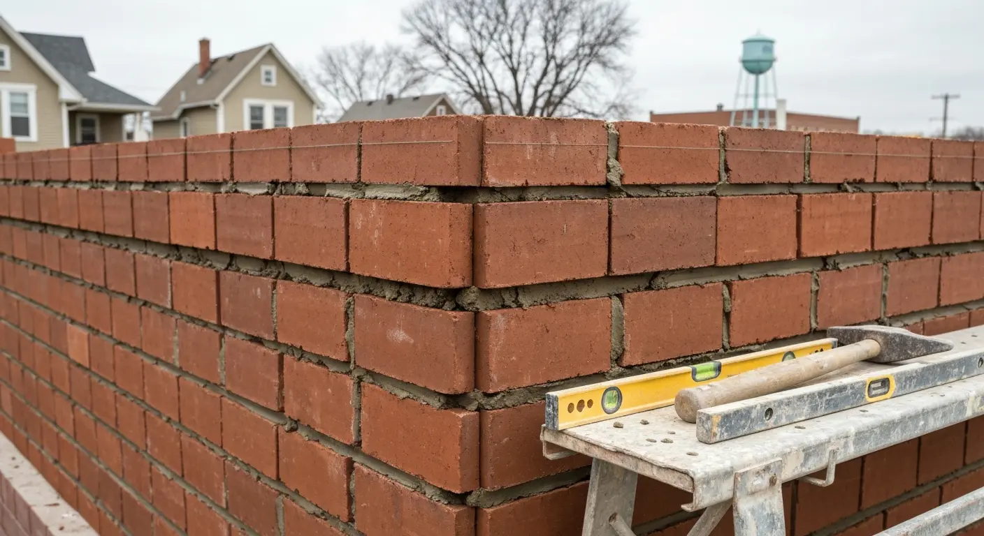 Brick installation project