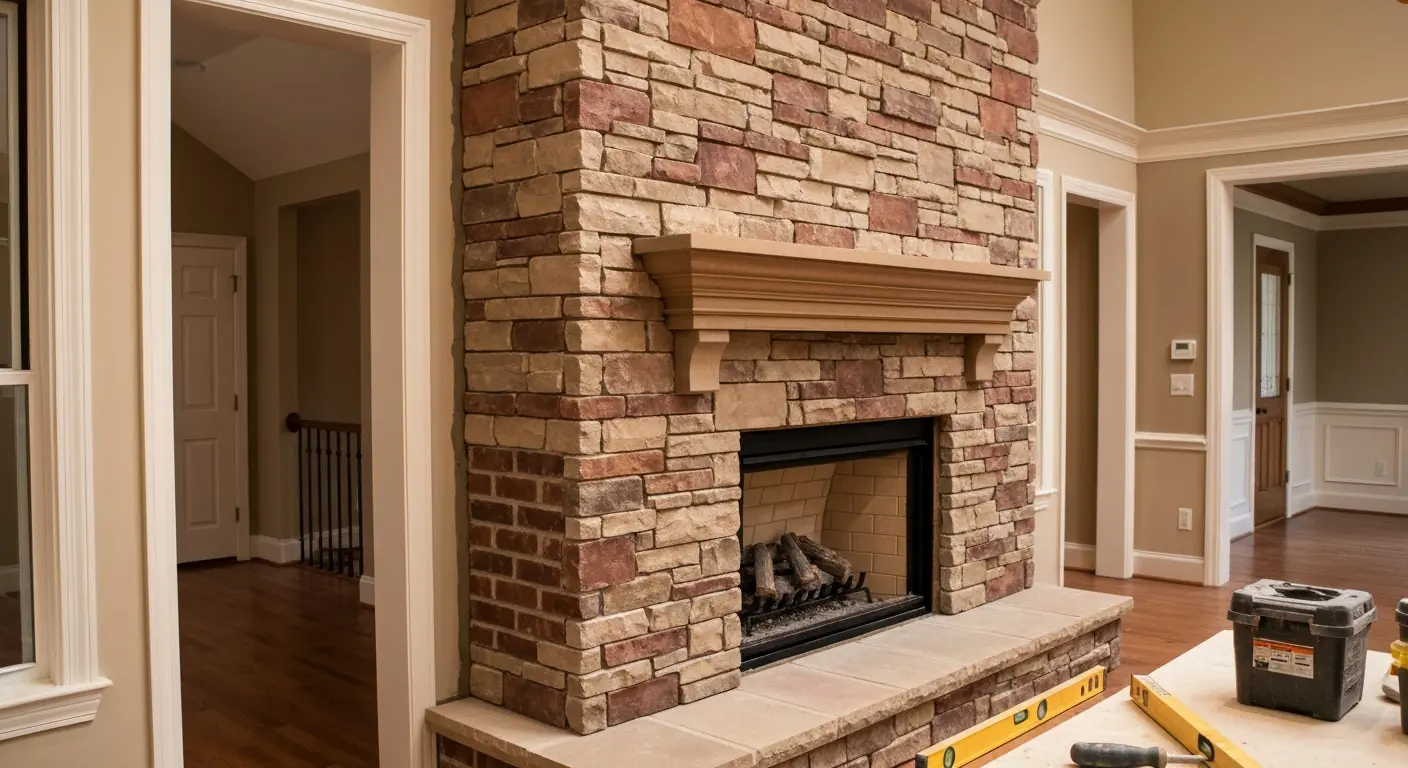 Fireplace installation
