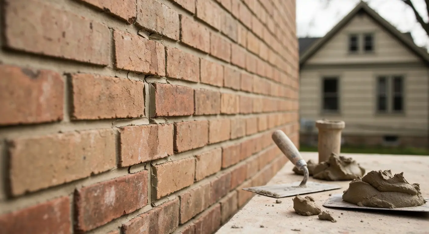 Brick installation masonry