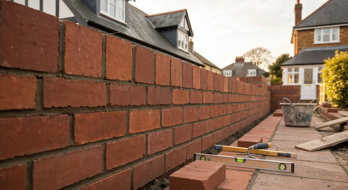Brick installation in Epworth