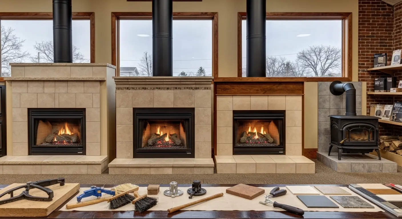 Fireplace store and showroom