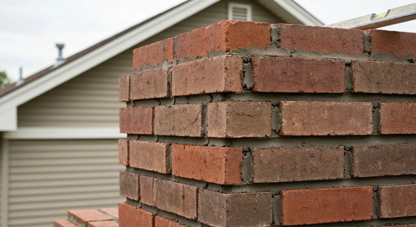 Brick installation in Balltown