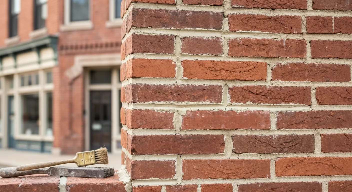 Tuckpointing and mortar restoration