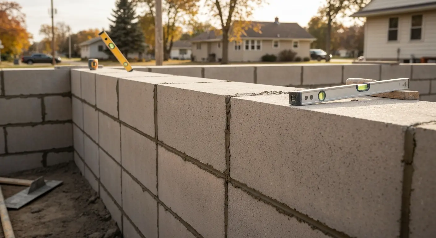 CMU and block installation service