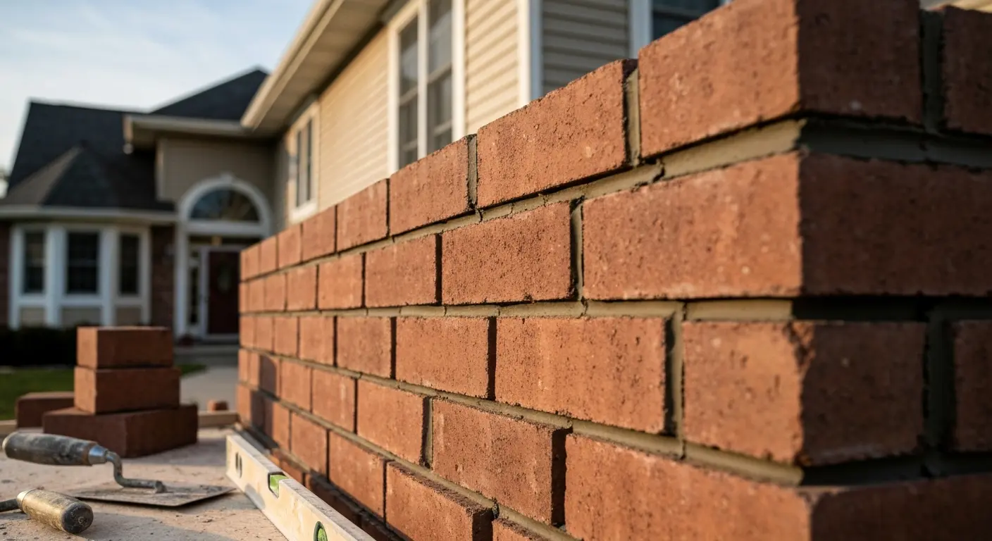 Brick installation project