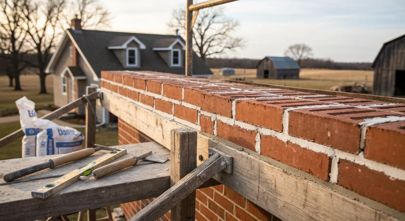 Brick installation in Hazel Green