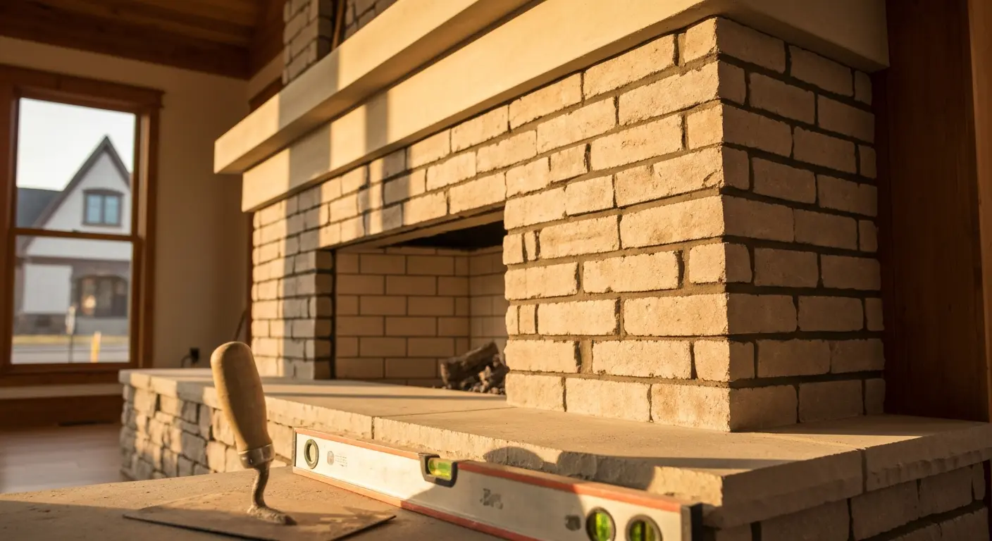 Fireplace masonry