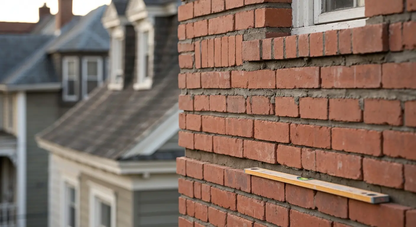 Brick installation in Guttenberg