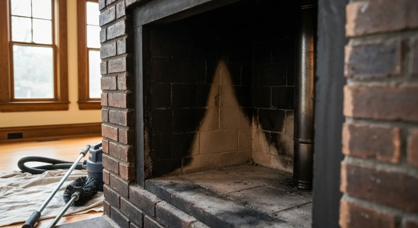 Fireplace cleaning service