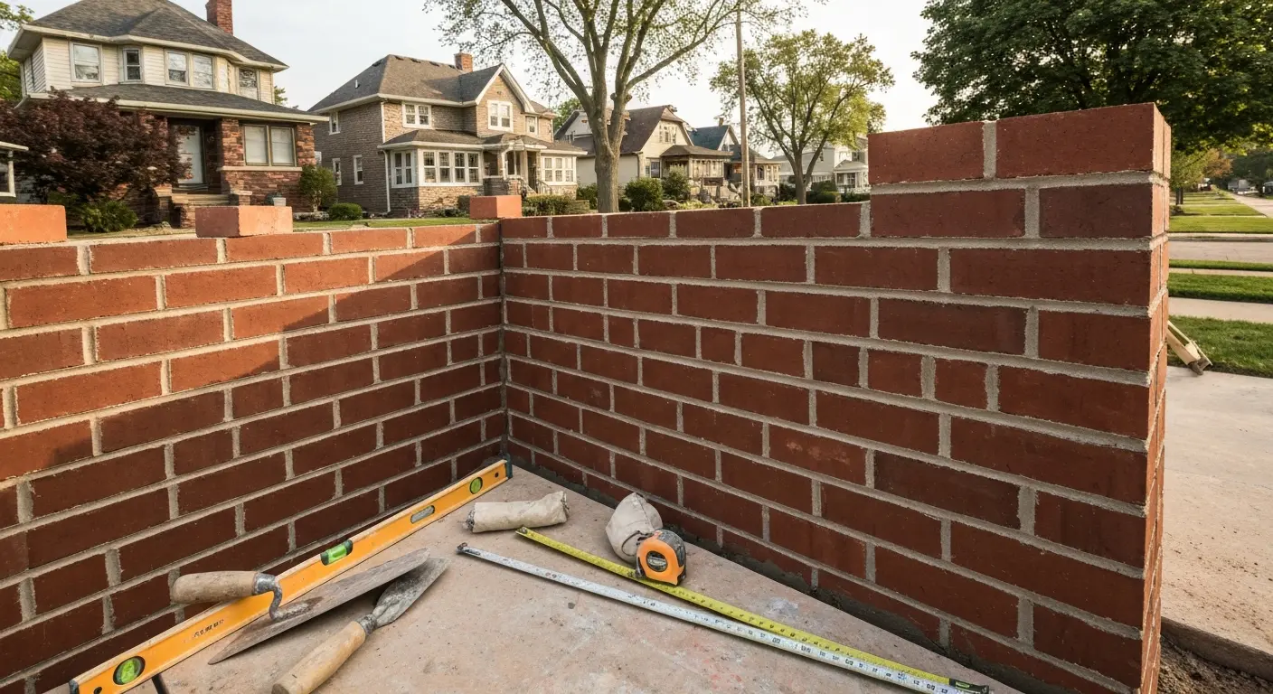 Brick installation service