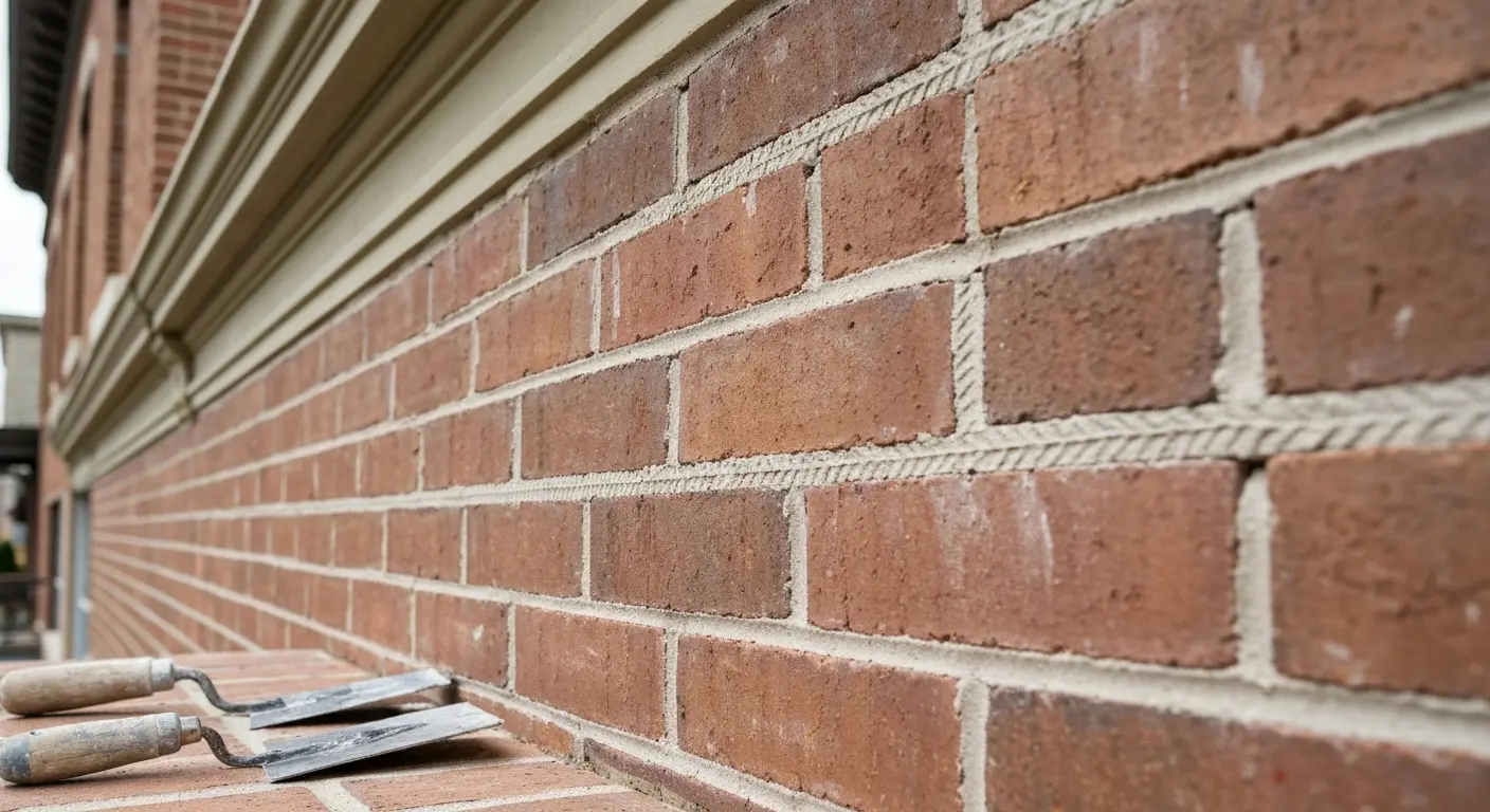 Tuckpointing and repointing work