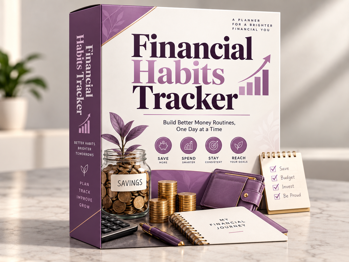 Financial Habits Tracker Mockup