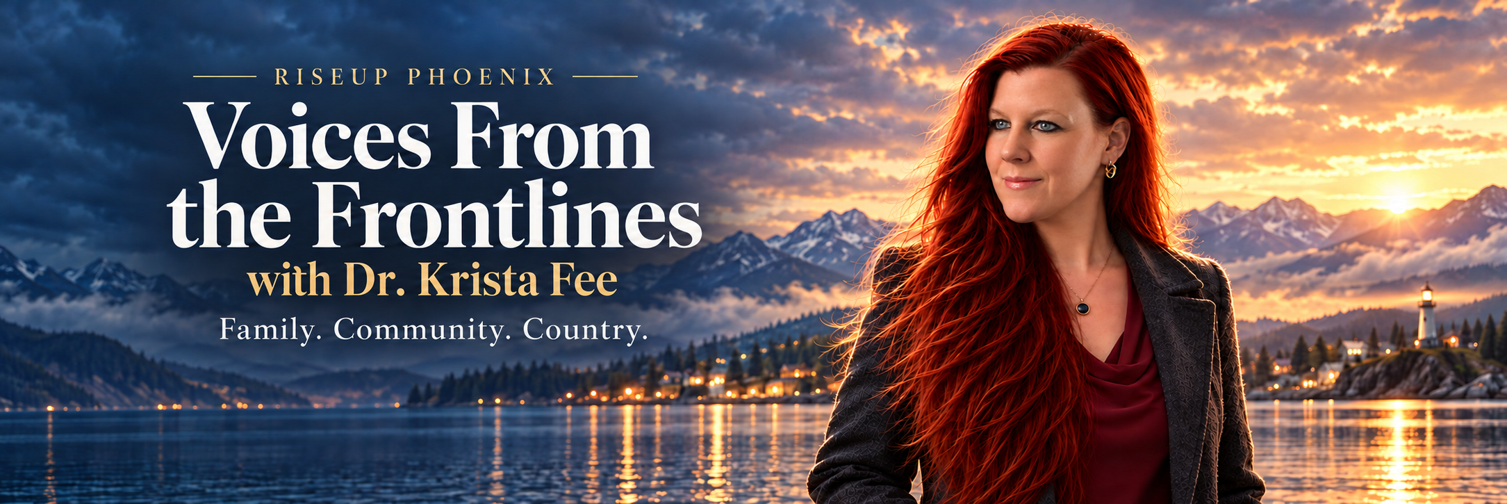 Voices From the Frontlines with Dr. Krista Fee. Family, community, and country.