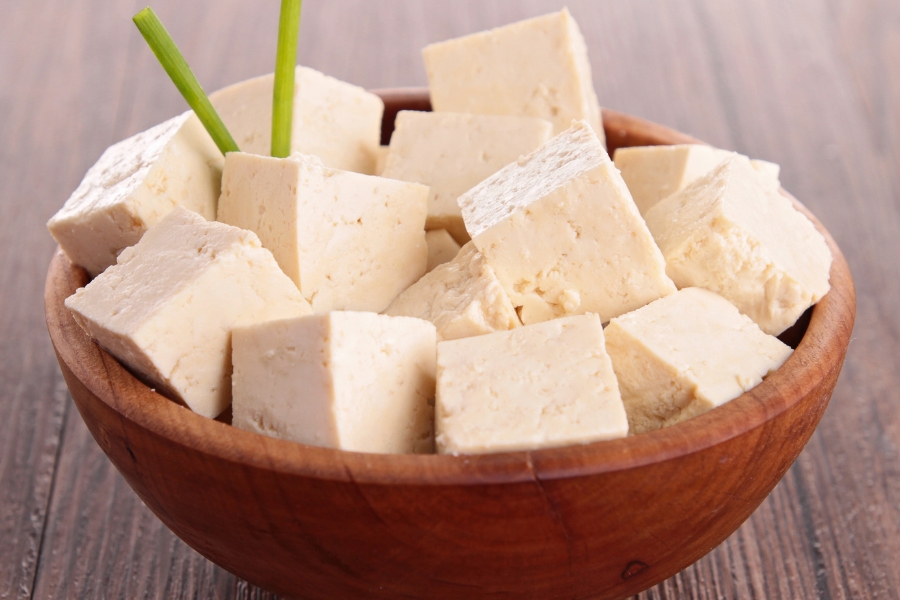 bowl of tofu
