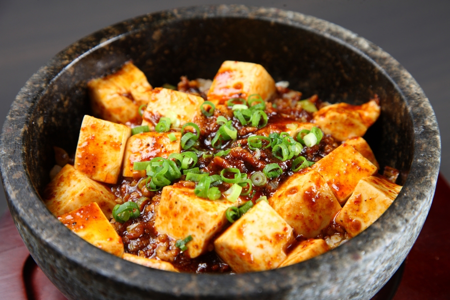 vegan tofu meal