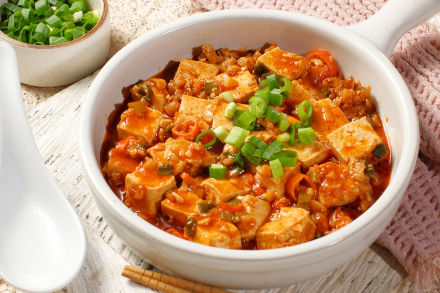 Vegan Tangy Orange Tofu 